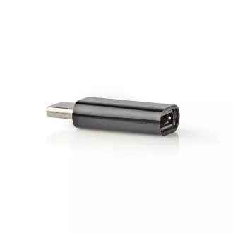 Nedis CCGB60910BK - USB-C Adaptér| USB 2.0 | USB-C Zástrčka | USB Micro-B Zásuvka | 480 Mbps | Kulatý | Poniklované Nedis CCGB60910BK - USB-C Adaptér| USB 2.0 | USB-C Zástrčka | USB Micro-B Zásuvka | 480 Mbps | Kulatý | Poniklované