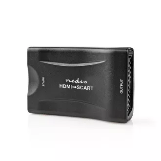Nedis VCON3461BK - HDMI Převodník | Vstup HDMI | SCART Zásuvka | 1cestný | 1080p | 1.2 Gbps | ABS | Černá Nedis VCON3461BK - HDMI Převodník | Vstup HDMI | SCART Zásuvka | 1cestný | 1080p | 1.2 Gbps | ABS | Černá