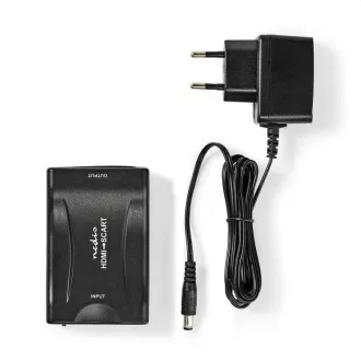 Nedis VCON3461BK - HDMI Převodník | Vstup HDMI | SCART Zásuvka | 1cestný | 1080p | 1.2 Gbps | ABS | Černá Nedis VCON3461BK - HDMI Převodník | Vstup HDMI | SCART Zásuvka | 1cestný | 1080p | 1.2 Gbps | ABS | Černá