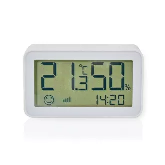Nedis ZBSC30WT - Smart Sensor Klimatu | Zigbee 3.0 | Napájení z baterie | Android / IOS | Bílá Nedis ZBSC30WT - Smart Sensor Klimatu | Zigbee 3.0 | Napájení z baterie | Android / IOS | Bílá