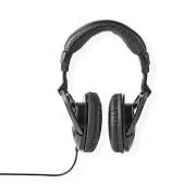 Nedis CHSTU210BK - PC sluchátka| Přes Uši | Stereo | USB Typ-C / USB-A | Sklopnou Mikrofon | Černá