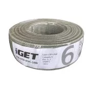 iGET Síťový kabel CAT6 UTP PVC Eca 100m/role