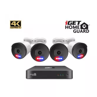 iGET HOMEGUARD HGNVK88504 - PoE 4K UltraHD NVR CCTV 8CH + 4x kamera iGET HOMEGUARD HGNVK88504 - PoE 4K UltraHD NVR CCTV 8CH + 4x kamera