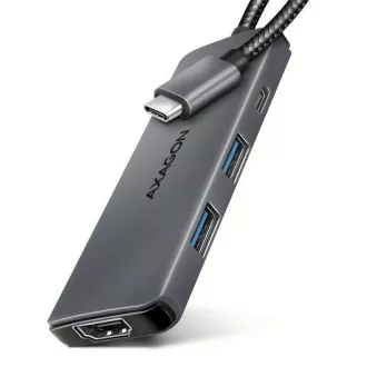 AXAGON HMC-5H8K, USB 5Gbps hub, 2x USB-A, USB-C, HDMI 8k/30Hz, PD 100W, kabel USB-C 15cm AXAGON HMC-5H8K, USB 5Gbps hub, 2x USB-A, USB-C, HDMI 8k/30Hz, PD 100W, kabel USB-C 15cm