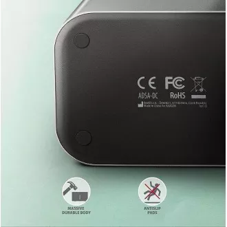 AXAGON ADSA-DC, USB-C 5Gbps - 2x SATA 6G 2.5"/3.5" SSD/HDD CLONE DUAL dokovací stanice AXAGON ADSA-DC, USB-C 5Gbps - 2x SATA 6G 2.5"/3.5" SSD/HDD CLONE DUAL dokovací stanice