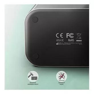 AXAGON ADSA-DC, USB-C 5Gbps - 2x SATA 6G 2.5"/3.5" SSD/HDD CLONE DUAL dokovací stanice AXAGON ADSA-DC, USB-C 5Gbps - 2x SATA 6G 2.5"/3.5" SSD/HDD CLONE DUAL dokovací stanice