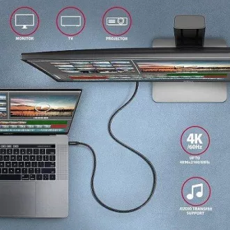 AXAGON BUCM32-CM05AB, SPEED+ kabel USB-C <-> USB-C, 0.5m, USB 20Gbps, PD 100W 5A, 4K HD, ALU, oplet, černý AXAGON BUCM32-CM05AB, SPEED+ kabel USB-C <-> USB-C, 0.5m, USB 20Gbps, PD 100W 5A, 4K HD, ALU, oplet, černý
