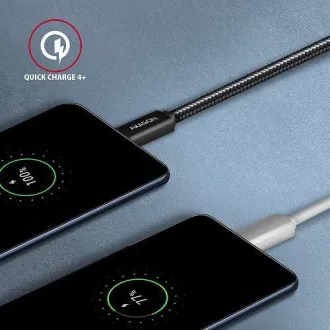 AXAGON BUCM32-CM05AB, SPEED+ kabel USB-C <-> USB-C, 0.5m, USB 20Gbps, PD 100W 5A, 4K HD, ALU, oplet, černý AXAGON BUCM32-CM05AB, SPEED+ kabel USB-C <-> USB-C, 0.5m, USB 20Gbps, PD 100W 5A, 4K HD, ALU, oplet, černý