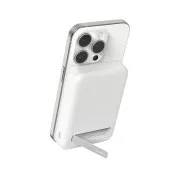 Belkin BOOST CHARGE Qi2 Magnetická Bezdrátová PowerBanka se stojánkem, 8000mAh, 15W, bílá