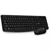 CONNECT IT OfficeBase Wireless Combo bezdrátová černá klávesnice + myš, USB, 2,4Ghz