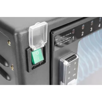 DIGITUS Nabíjecí vozík, 14", USB-C, elektronický PIN zámek,16 nabíjecích základen, ventilátor, 384 x 550 x 375 mm, černá DIGITUS Nabíjecí vozík, 14", USB-C, elektronický PIN zámek,16 nabíjecích základen, ventilátor, 384 x 550 x 375 mm, černá