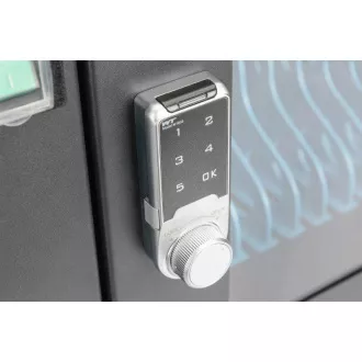 DIGITUS Nabíjecí vozík, 14", USB-C, elektronický PIN zámek,16 nabíjecích základen, ventilátor, 384 x 550 x 375 mm, černá DIGITUS Nabíjecí vozík, 14", USB-C, elektronický PIN zámek,16 nabíjecích základen, ventilátor, 384 x 550 x 375 mm, černá