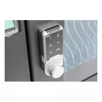 DIGITUS Nabíjecí vozík, 14", USB-C, elektronický PIN zámek,16 nabíjecích základen, ventilátor, 384 x 550 x 375 mm, černá DIGITUS Nabíjecí vozík, 14", USB-C, elektronický PIN zámek,16 nabíjecích základen, ventilátor, 384 x 550 x 375 mm, černá