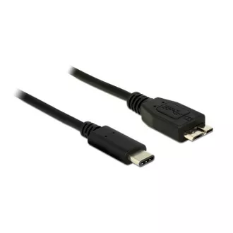 Delock Černý SuperSpeed kabel USB 10 Gbps (USB 3.1, Gen 2) USB Type-C™ samec > USB type Micro-B samec 1 m Delock Černý SuperSpeed kabel USB 10 Gbps (USB 3.1, Gen 2) USB Type-C™ samec > USB type Micro-B samec 1 m
