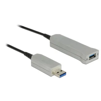 Delock aktivní optický kabel USB 3.0-A samec > USB 3.0-A samice 20 m Delock aktivní optický kabel USB 3.0-A samec > USB 3.0-A samice 20 m