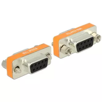 Delock adaptér Null Modem Sub-D 9 pin samice / samice Delock adaptér Null Modem Sub-D 9 pin samice / samice
