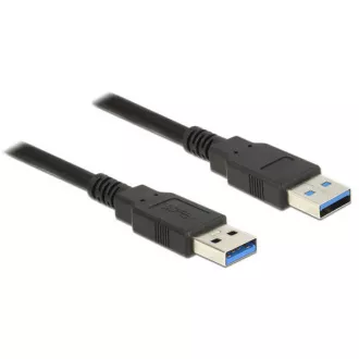 Delock Kabel USB 3.0 Typ-A samec > USB 3.0 Typ-A samec 1,5 m černý Delock Kabel USB 3.0 Typ-A samec > USB 3.0 Typ-A samec 1,5 m černý