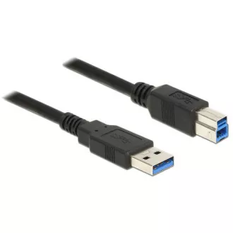 Delock Kabel USB 3.0 Typ-A samec > USB 3.0 Typ-B samec 0,5 m černý Delock Kabel USB 3.0 Typ-A samec > USB 3.0 Typ-B samec 0,5 m černý
