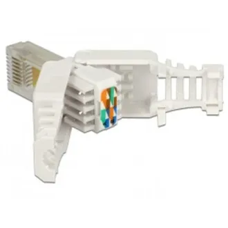 Delock RJ45 samec Cat.5e UTP bez použití nástrojů 2 kusy Delock RJ45 samec Cat.5e UTP bez použití nástrojů 2 kusy