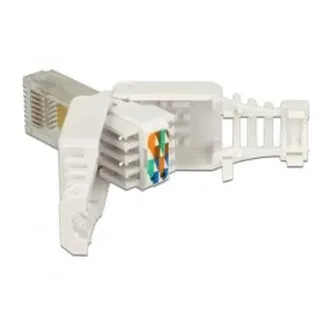 Delock RJ45 samec Cat.5e UTP bez použití nástrojů 2 kusy Delock RJ45 samec Cat.5e UTP bez použití nástrojů 2 kusy