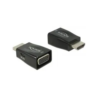 Delock Adaptér HDMI-A samec > VGA samice Delock Adaptér HDMI-A samec > VGA samice