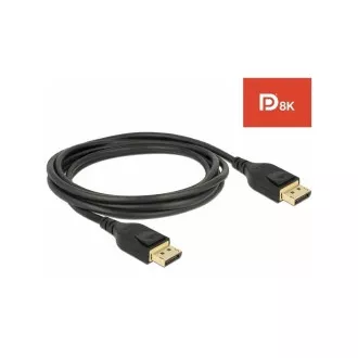 Delock DisplayPort kabel 8K 60 Hz 2 m DP 8K certifikováno