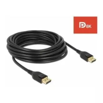Delock DisplayPort kabel 8K 60 Hz 5 m DP 8K certifikováno