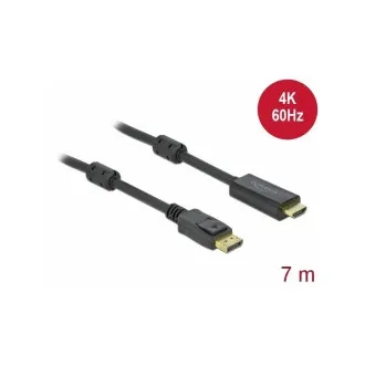 Delock Kabel z Active DisplayPort 1.2 na HDMI, 4K, 60 Hz 7 m Delock Kabel z Active DisplayPort 1.2 na HDMI, 4K, 60 Hz 7 m