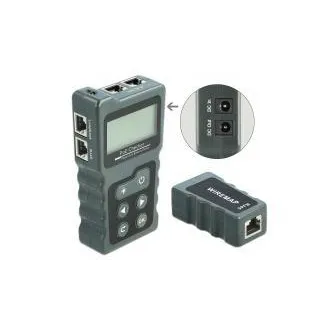 Delock LCD kabelový testr RJ45 / PoE / DC Delock LCD kabelový testr RJ45 / PoE / DC