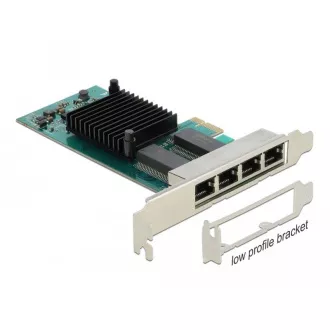 Delock PCI Express karta na 4 x Gigabit LAN Delock PCI Express karta na 4 x Gigabit LAN