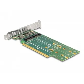 Delock Karta PCI Express 4.0 x16 na 4 x interní M.2 Key M 110 mm NVMe - rozvětvení - Low Profile Delock Karta PCI Express 4.0 x16 na 4 x interní M.2 Key M 110 mm NVMe - rozvětvení - Low Profile