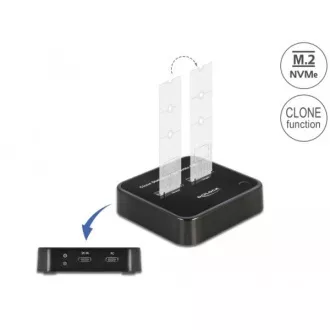 Delock Dokovací stanice M.2 pro 2 x SSD M.2 NVMe PCIe s funkcí klonování Delock Dokovací stanice M.2 pro 2 x SSD M.2 NVMe PCIe s funkcí klonování