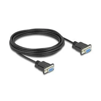 Delock Sériový kabel rozhraní RS-232 D-Sub9, ze zásuvkový na zásuvkový, délky 5 m Delock Sériový kabel rozhraní RS-232 D-Sub9, ze zásuvkový na zásuvkový, délky 5 m