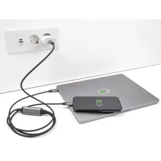 Delock Kabel USB-C ve tvaru Y, z 1 x zástrčky na 2 x zástrčky PD 3.0, 100 W inteligentní rozvod proudu, 1,2 m Delock Kabel USB-C ve tvaru Y, z 1 x zástrčky na 2 x zástrčky PD 3.0, 100 W inteligentní rozvod proudu, 1,2 m