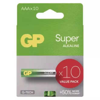 GP AAA Super, alkalická (LR03) - 10 ks GP AAA Super, alkalická (LR03) - 10 ks