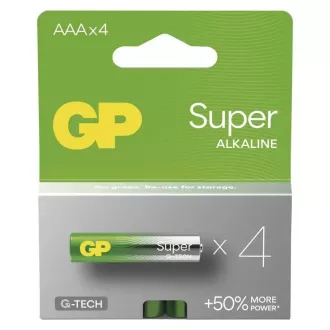 GP AAA Super, alkalická (LR03) - 4 ks GP AAA Super, alkalická (LR03) - 4 ks