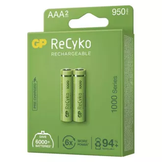 GP AAA ReCyko 950 mAh, nabíjecí, 2 ks GP AAA ReCyko 950 mAh, nabíjecí, 2 ks