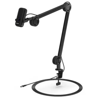 Endorfy Solum Voice Mikrofon, drátový, rameno, 2× pop-up filtr, RGB podsvícení, 3,5mm jack, USB-C, redukce na USB-A, černý Endorfy Solum Voice Mikrofon, drátový, rameno, 2× pop-up filtr, RGB podsvícení, 3,5mm jack, USB-C, redukce na USB-A, černý