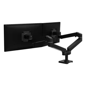 ERGOTRON LX Pro Dual Side-by-Side Arm , stolní dvouramenný držák pro 2 monitry, černá ERGOTRON LX Pro Dual Side-by-Side Arm , stolní dvouramenný držák pro 2 monitry, černá