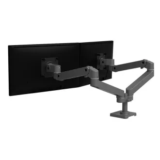 ERGOTRON LX Pro Dual Side-by-Side Arm , stolní dvouramenný držák pro 2 monitry, šedá ERGOTRON LX Pro Dual Side-by-Side Arm , stolní dvouramenný držák pro 2 monitry, šedá