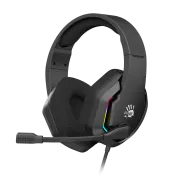 A4tech Bloody G260P, herní sluchátka s mikrofonem, podsvícení, 7.1, 3,5mm jack + adapter,USB