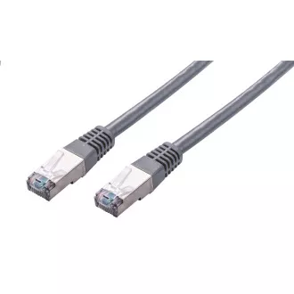 C-TECH Kabel patchcord Cat5e, FTP, šedý, 3m C-TECH Kabel patchcord Cat5e, FTP, šedý, 3m