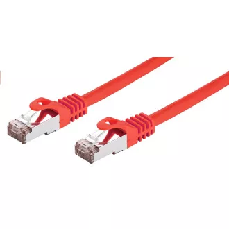 C-TECH Kabel patchcord Cat6, FTP, červený, 0,5m C-TECH Kabel patchcord Cat6, FTP, červený, 0,5m