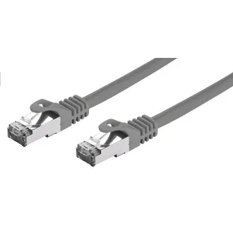 C-TECH Kabel patchcord Cat7, S/FTP, šedý, 5m C-TECH Kabel patchcord Cat7, S/FTP, šedý, 5m