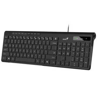 Genius Slimstar 230 II, Klávesnice, drátová, USB, CZ+SK layout, Copilot klávesa, černá Genius Slimstar 230 II, Klávesnice, drátová, USB, CZ+SK layout, Copilot klávesa, černá