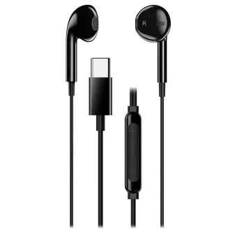 Genius HS-M365 černý, Headset, drátový, do uší, mikrofon, ovládání hlasitosti, USB-C, černý Genius HS-M365 černý, Headset, drátový, do uší, mikrofon, ovládání hlasitosti, USB-C, černý