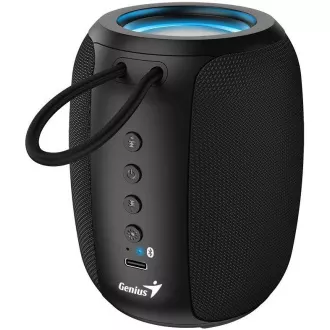 Genius SP-915BT Reproduktor, bezdrátový, Bluetooth, 5W, LED podsv.,USB-C,výdrž až 6 hod.,mikrofon, podpora Copilot,černá Genius SP-915BT Reproduktor, bezdrátový, Bluetooth, 5W, LED podsv.,USB-C,výdrž až 6 hod.,mikrofon, podpora Copilot,černá