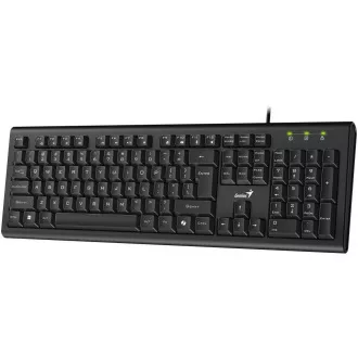 Genius KB-113 Klávesnice, drátová, USB, CZ+SK layout, Copilot klávesa, černá Genius KB-113 Klávesnice, drátová, USB, CZ+SK layout, Copilot klávesa, černá