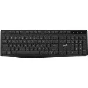 Genius KB-7200 Klávesnice, bezdrátová, 2,4GHz, mini USB přijímač, CZ+SK layout, Copilot klávesa, černá