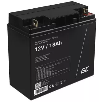 Green Cell AGM VRLA 12V 18Ah maintenance-free battery for mower, scooter, boat, wheelchair Green Cell AGM VRLA 12V 18Ah maintenance-free battery for mower, scooter, boat, wheelchair